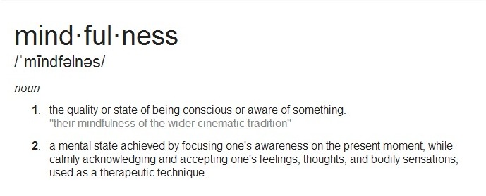 Definition of Mindfulness